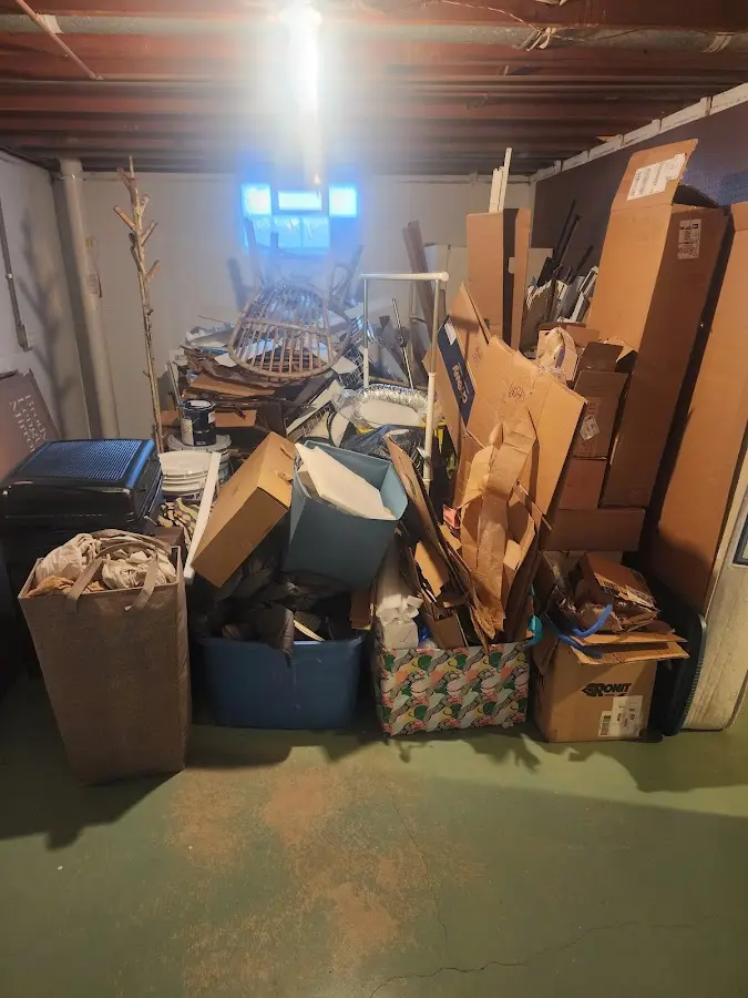 Roll-off dumpster container at job site for Construction Dumpster Rental in Rathdrum